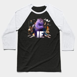 IF 2024 Movie Imaginary Friends Purple Furry Imaginary Friends Baseball T-Shirt